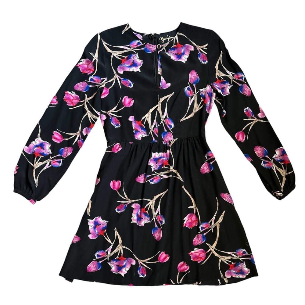 YUMI KIM silk floral dress xs